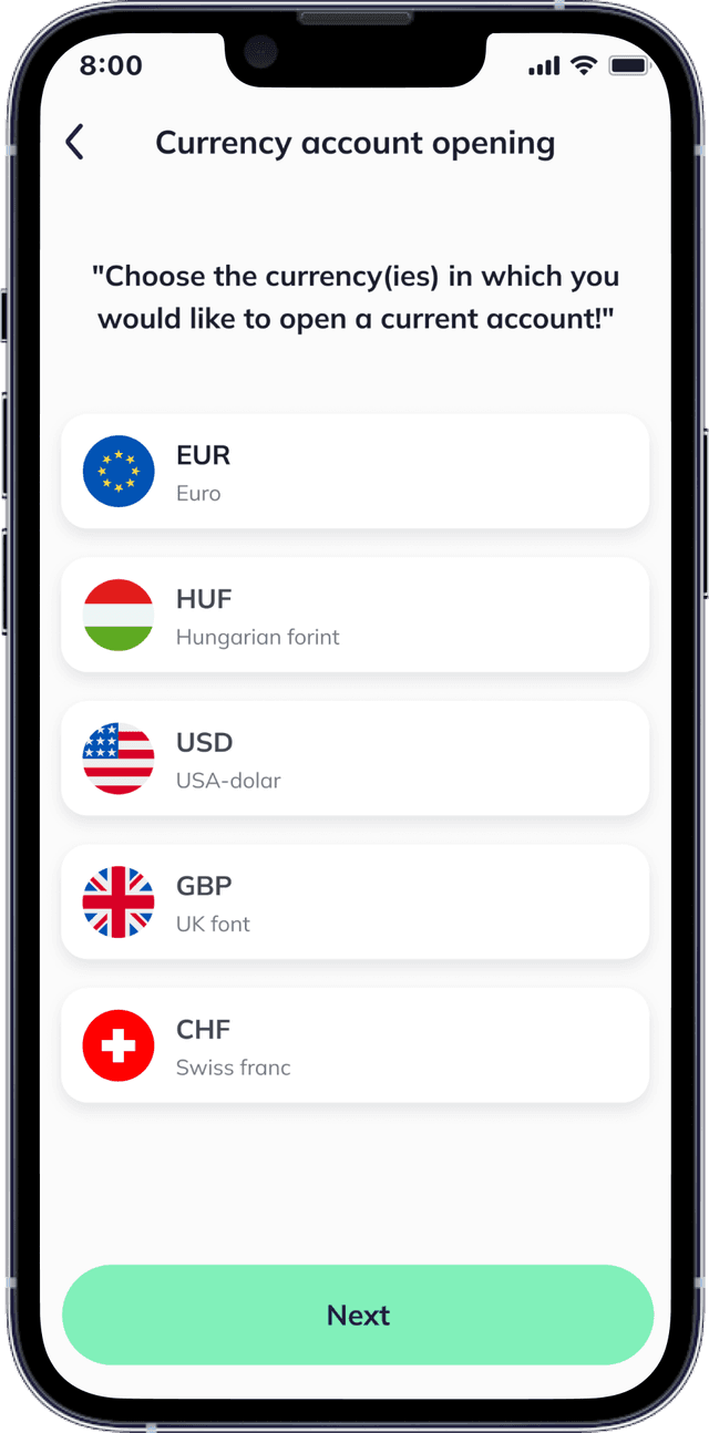 iPhone digitális devizaváltás